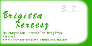 brigitta kertesz business card